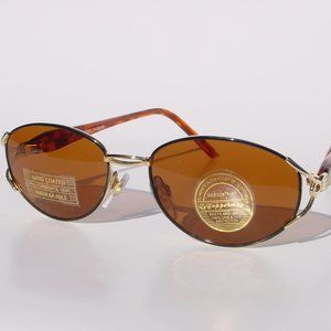 NWT Vintage lady's fashion combo frame Coppermax lens tech sunglasses